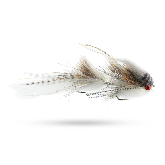 Umpqua Trasher Hurst White #1 x #2 in de groep Kunstaas / Vliegen / Streamers bij Sportfiskeprylar.se (NFD9655-WH01X02)