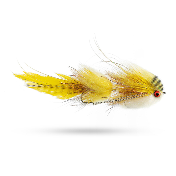 Umpqua Trasher Hurst Yellow #1 x #2 in de groep Kunstaas / Vliegen / Streamers bij Sportfiskeprylar.se (NFD9655-YE01X02)