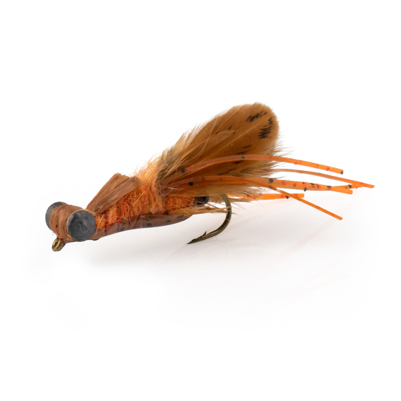 Umpqua Creek Crawler Dirty Orange #4 Hada\'s in de groep Kunstaas / Vliegen / Streamers bij Sportfiskeprylar.se (NFD9656-OR4)