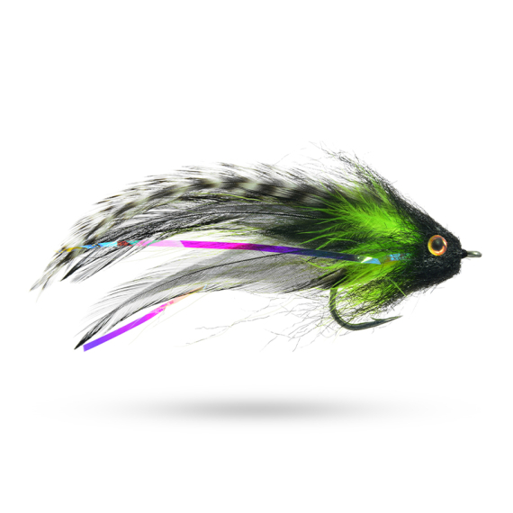 Umpqua Jungle Love Black/Chartreuse #2/0 in de groep Kunstaas / Vliegen / Streamers bij Sportfiskeprylar.se (NFD9658-BC20)