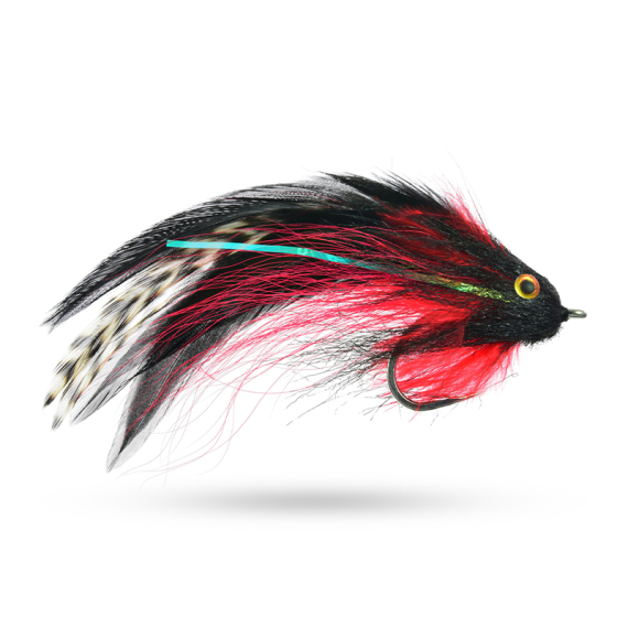 Umpqua Jungle Love Black/Red #2/0 in de groep Kunstaas / Vliegen / Streamers bij Sportfiskeprylar.se (NFD9658-BR20)