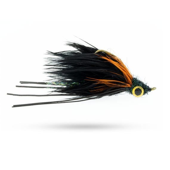 Umpqua Super Bugger Beck\'s Black #6 in de groep bij Sportfiskeprylar.se (NFD9673-BL6)