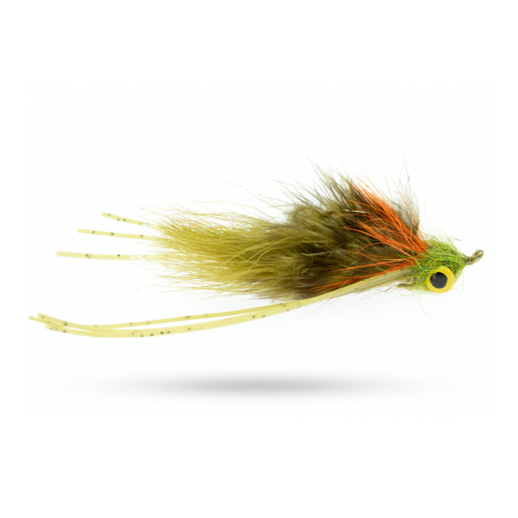 Umpqua Super Bugger Beck\'s Olive #6 in de groep Kunstaas / Vliegen / Streamers bij Sportfiskeprylar.se (NFD9673-OL6)