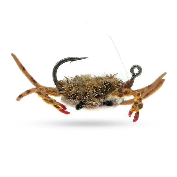 Umpqua Danger Muffin Crab McKnight Gold Brown in de groep Kunstaas / Vliegen / Salt Water Flies bij Sportfiskeprylar.se (NFD9677-BR2r)