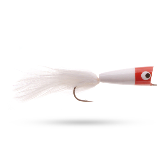 Umpqua Saltwater Popper Red/White #2/0 in de groep Kunstaas / Vliegen / Salt Water Flies bij Sportfiskeprylar.se (NFD9687-REWH20)