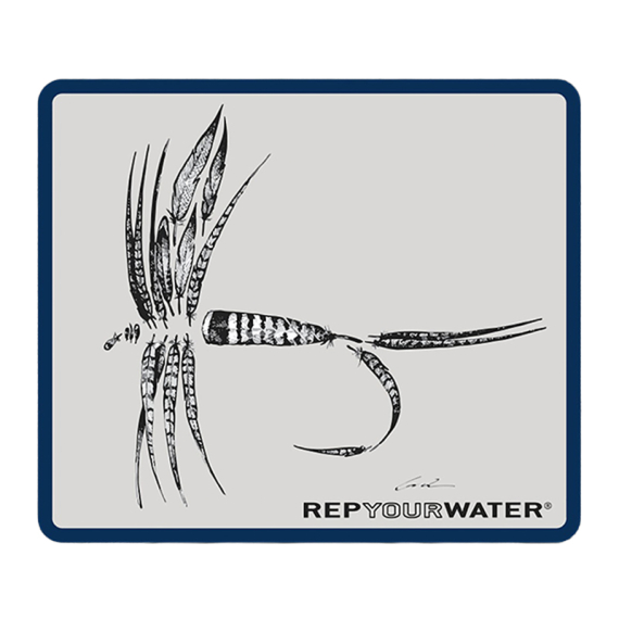 RepYourWater Sticker - Feather Dry Fly in de groep Andere / Stickers en stickers bij Sportfiskeprylar.se (NFD9715)