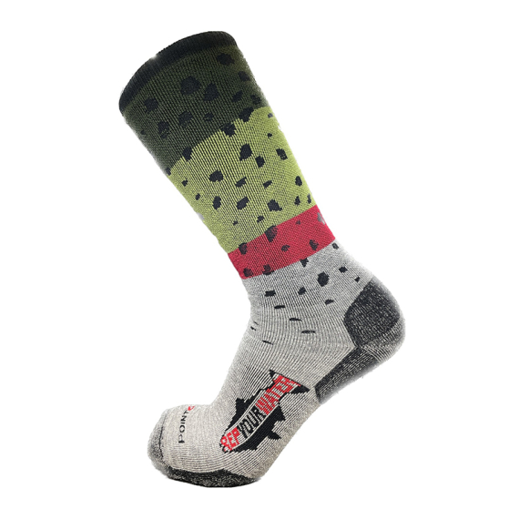 RepYourWater Merino Socks Rainbow Trout in de groep Kleding & Schoenen / Kleding / Onderkleding & Ondergoed / Sokken bij Sportfiskeprylar.se (NFD9736-Mr)