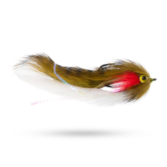 Umpqua Kvichak Killer Anderson Olive / White #1/0 in de groep Kunstaas / Vliegen / Snoekvliegen bij Sportfiskeprylar.se (NFD9743-OlWhite)