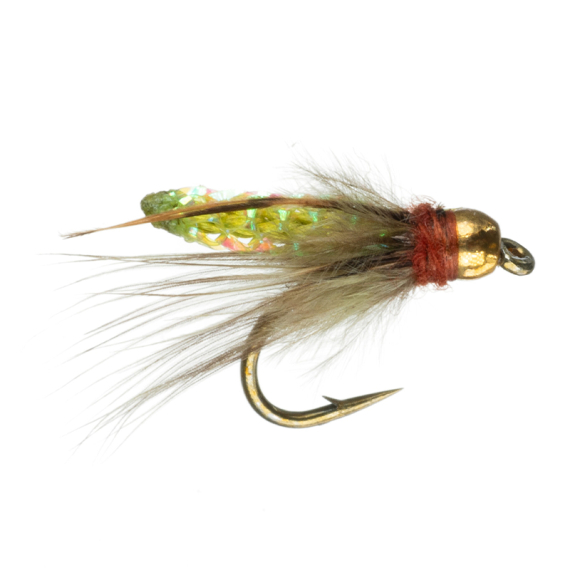 Umpqua Pupa BH Olive in de groep bij Sportfiskeprylar.se (NFD9753-OL14r)