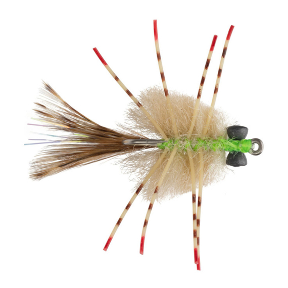 Umpqua Improved Merkin Tan / Sand in de groep Kunstaas / Vliegen / Salt Water Flies bij Sportfiskeprylar.se (NFD9775-2r)