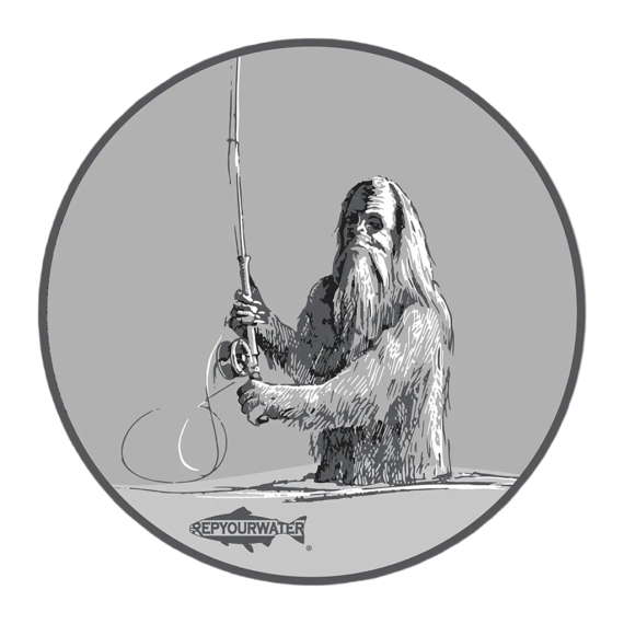 RepYourWater Sticker - Swing Squatch Repeat in de groep Andere / Stickers en stickers bij Sportfiskeprylar.se (NFD9820)