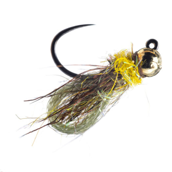 Umpqua Jiggy Caddis Pupa Mercer Olive - #14 in de groep Kunstaas / Vliegen / Nimfen bij Sportfiskeprylar.se (NFD9884-Olive14)