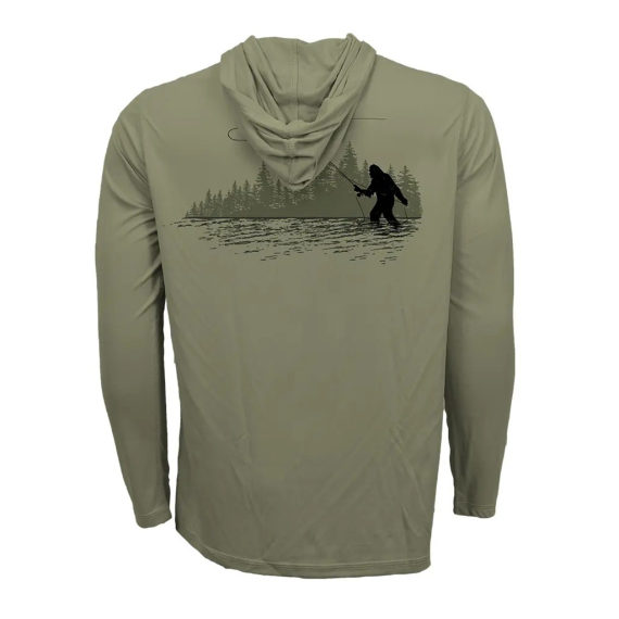 RepYourWater Hooded Sun Shirt ECO50 Tight Loops Squatch in de groep Kleding & Schoenen / UV-kleding bij Sportfiskeprylar.se (NFD9927-Sr)