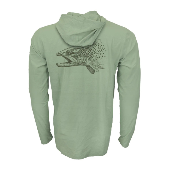 RepYourWater Hooded Sun Shirt Flolite Predator in de groep Kleding & Schoenen / UV-kleding bij Sportfiskeprylar.se (NFD9929-Sr)