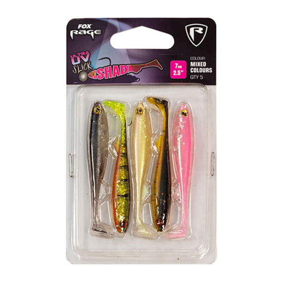 Fox Rage Zander Pro UV mixed colour pack 5-pak in de groep Kunstaas / Kunstaaskits bij Sportfiskeprylar.se (NMC004r)