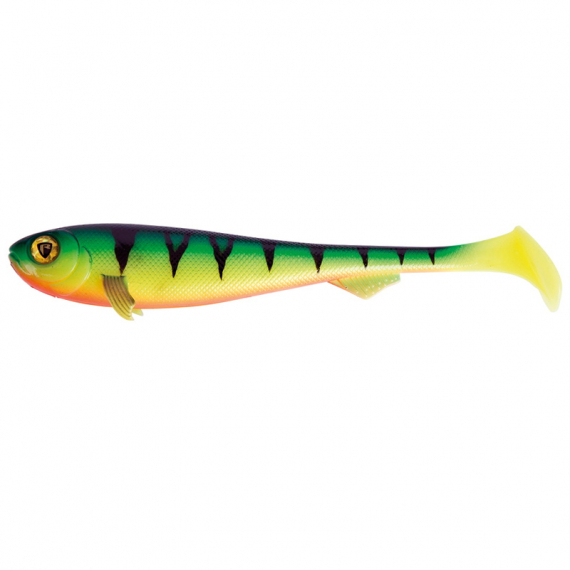 Fox Rage Super Slick Shad UV 23cm / 9\'\' Firetiger - 2pcs in de groep Kunstaas / Softbaits / Snoek Softbaits bij Sportfiskeprylar.se (NSC044)