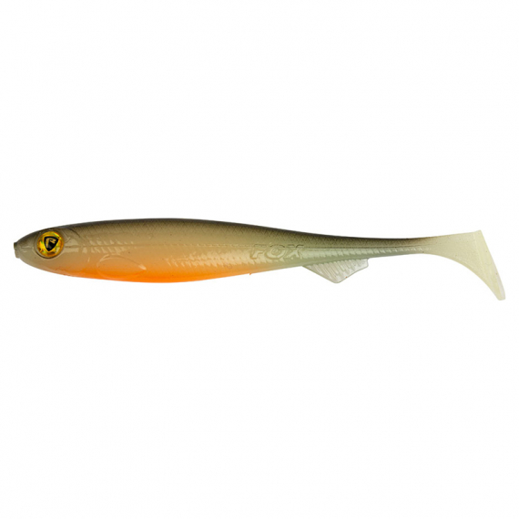 Fox Slick Shad 7cm/2.75\'\' (bulk) - UV Hot Olive in de groep Kunstaas / Softbaits / Baars Softbaits & Snoekbaars Softbaits bij Sportfiskeprylar.se (NSC056)