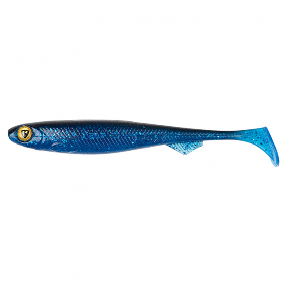 Fox Rage Slick Shad 11cm Bulk - UV Blue Flash in de groep Kunstaas / Softbaits / Baars Softbaits & Snoekbaars Softbaits bij Sportfiskeprylar.se (NSC071)