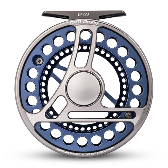 Loop Opti Fly Reel Arctic Blue in de groep Reels / Vliegvisreels & extra spoelen / Vliesvisreels bij Sportfiskeprylar.se (ODFBG-Lr)