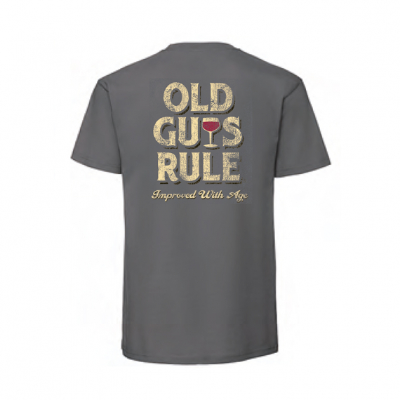 Old Guys Rule - Improved With Age Charcoal in de groep Kleding & Schoenen / Kleding / T-shirts bij Sportfiskeprylar.se (OG760-CHr)