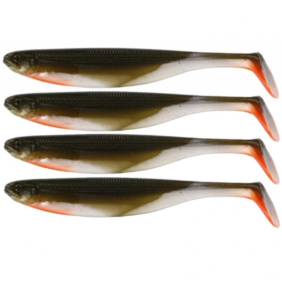 Westin ShadTeez Slim 7,5 cm Bass Orange 4-pak. in de groep Kunstaas / Softbaits / Baars Softbaits & Snoekbaars Softbaits bij Sportfiskeprylar.se (P022-021-006)