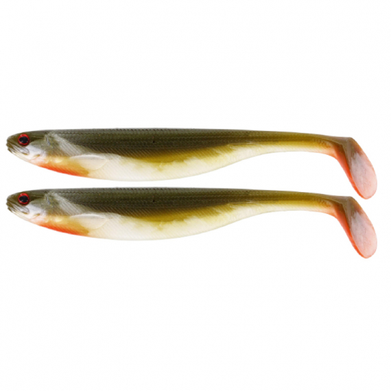 Westin ShadTeez Slim 12cm 10g - Bass Orange (2pcs) in de groep Kunstaas / Softbaits / Baars Softbaits & Snoekbaars Softbaits bij Sportfiskeprylar.se (P022-021-014)
