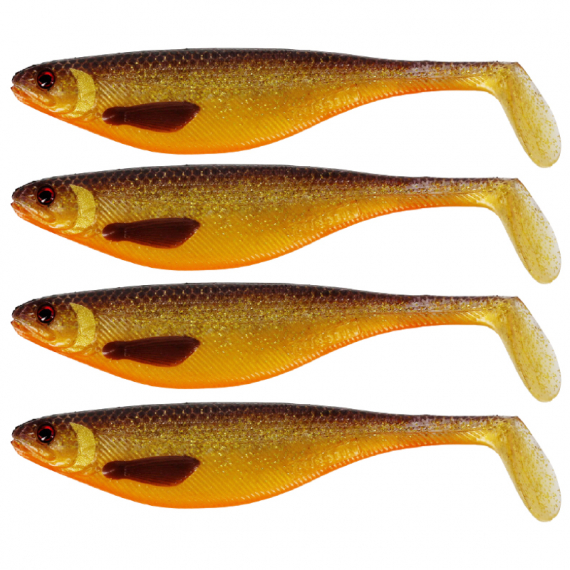 Westin ShadTeez 7cm 4g Gold Rush 4pcs in de groep Kunstaas / Softbaits / Baars Softbaits & Snoekbaars Softbaits bij Sportfiskeprylar.se (P023-578-005)