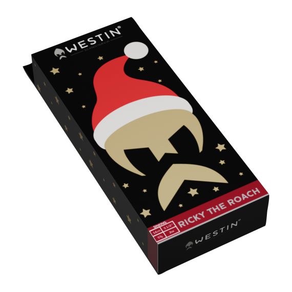 Westin Ricky The Roach Shadtail R2F 14cm 57g Sinking Christmas Edition 25 in de groep Andere / Geschenken En Geschenkgidsen / Geschenkdozen bij Sportfiskeprylar.se (P063-1241-019)