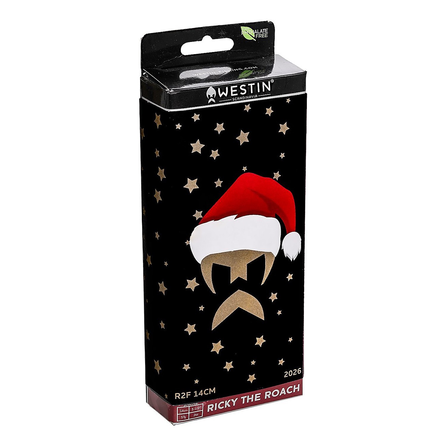 Westin Ricky The Roach Shadtail R2F Christmas Edition 26 14cm 57g - Sinking in de groep Andere / Geschenken En Geschenkgidsen / Adventskalender bij Sportfiskeprylar.se (P063-1604-019)