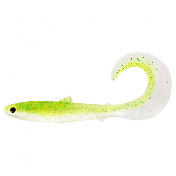 Westin BullTeez Curltail 8cm 3g (3pcs) - Sparkling Chartreuse
