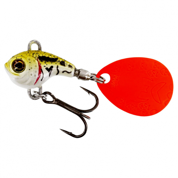 Westin DropBite Tungsten Spin Tail Jig 2,2cm 18g - Pearl Stickleback in de groep Kunstaas / Liploze crankbaits bij Sportfiskeprylar.se (P101-579-099)