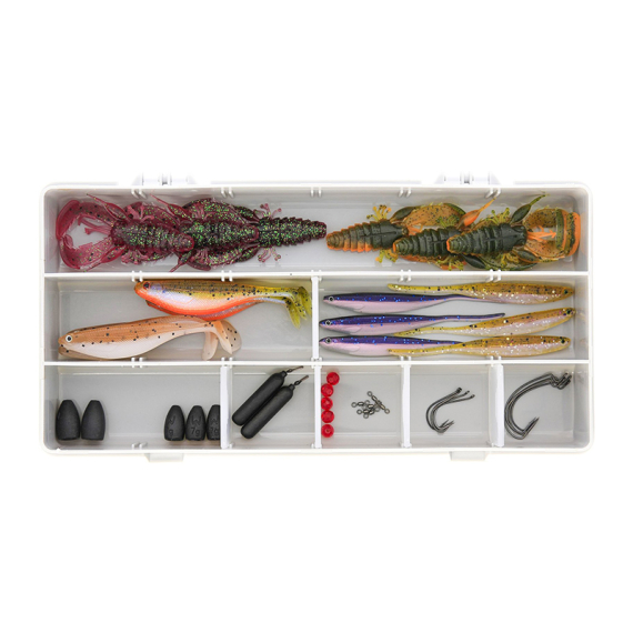 Westin Perch Box - Dropshot + Texas & Carolina 45Pcs in de groep Kunstaas / Kunstaaskits / Kunstaas Kits Baars bij Sportfiskeprylar.se (P279-023-283)