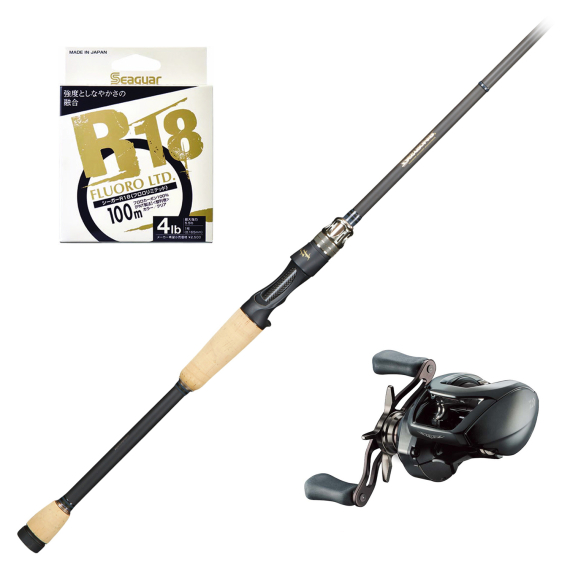 Megabass Destroyer P5 F5-68X Blade 24 Steez SV Combo in de groep Combo\'s / Werpcombinaties / Baars Werpkombinasjon bij Sportfiskeprylar.se (P5BLADECHATTERSTEEZSET)