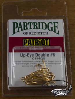 Partridge Patriot Double Up-Eye Gold 10-pak in de groep Haken & Terminal Tackle / Haken / Vliegvis bindhaken bij Sportfiskeprylar.se (PH-CS16U-2G-12r)
