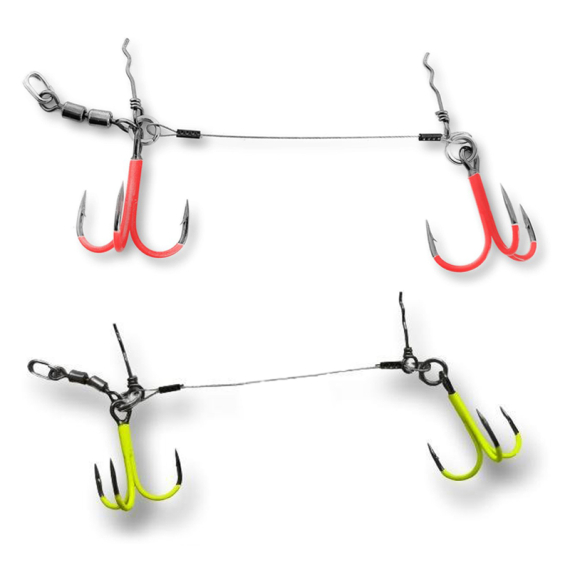 Pikecraft Double Swivel Stinger Kit XL 2/0 UV in de groep Haken & Terminal Tackle / Stingers & Stinger-accessoires / Stingers bij Sportfiskeprylar.se (PIKECRAFT1091r)