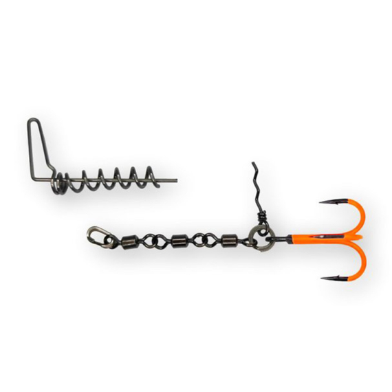 Pikecraft 3-Swivel Chain Stinger Kit M UVO in de groep Haken & Terminal Tackle / Stingers & Stinger-accessoires / Stingers bij Sportfiskeprylar.se (PIKECRAFT1199-0001r)