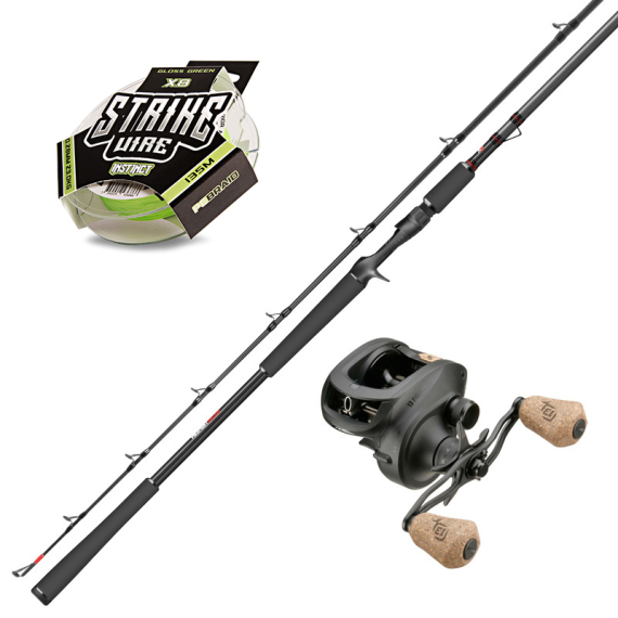 Pike Fight V2 Combo Allround in de groep Combo\'s / Werpcombinaties / Baitcaster Set Snoek bij Sportfiskeprylar.se (PIKEFIGHTV2COMBO1)