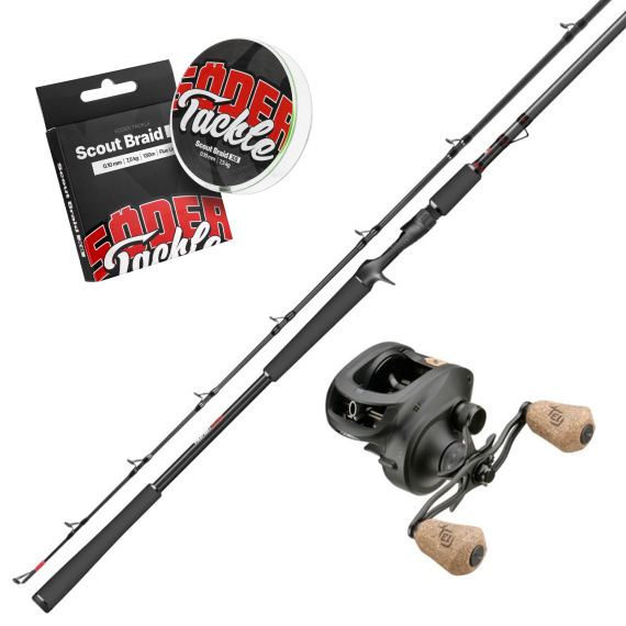 Pike Fight V2 Combo Allround in de groep Combo\'s / Werpcombinaties / Baitcaster Set Snoek bij Sportfiskeprylar.se (PIKEFIGHTV2COMBO1)