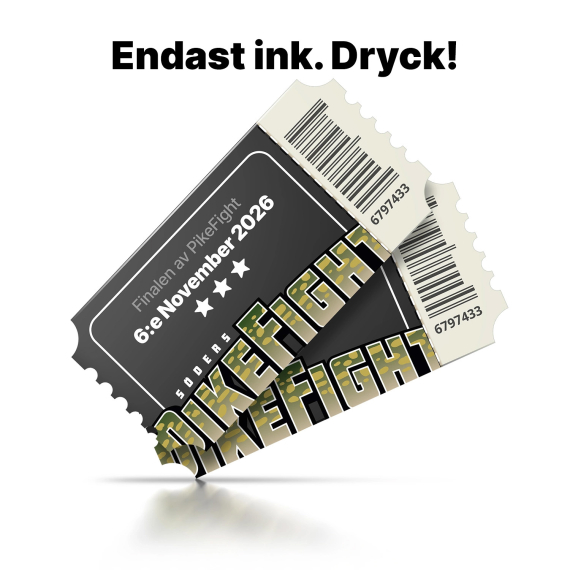 Biljett till biovisning av finalen - PikeFight 2026 (Endast Dryck) in de groep Andere bij Sportfiskeprylar.se (PKFBILJETTENDASTDRYCK)