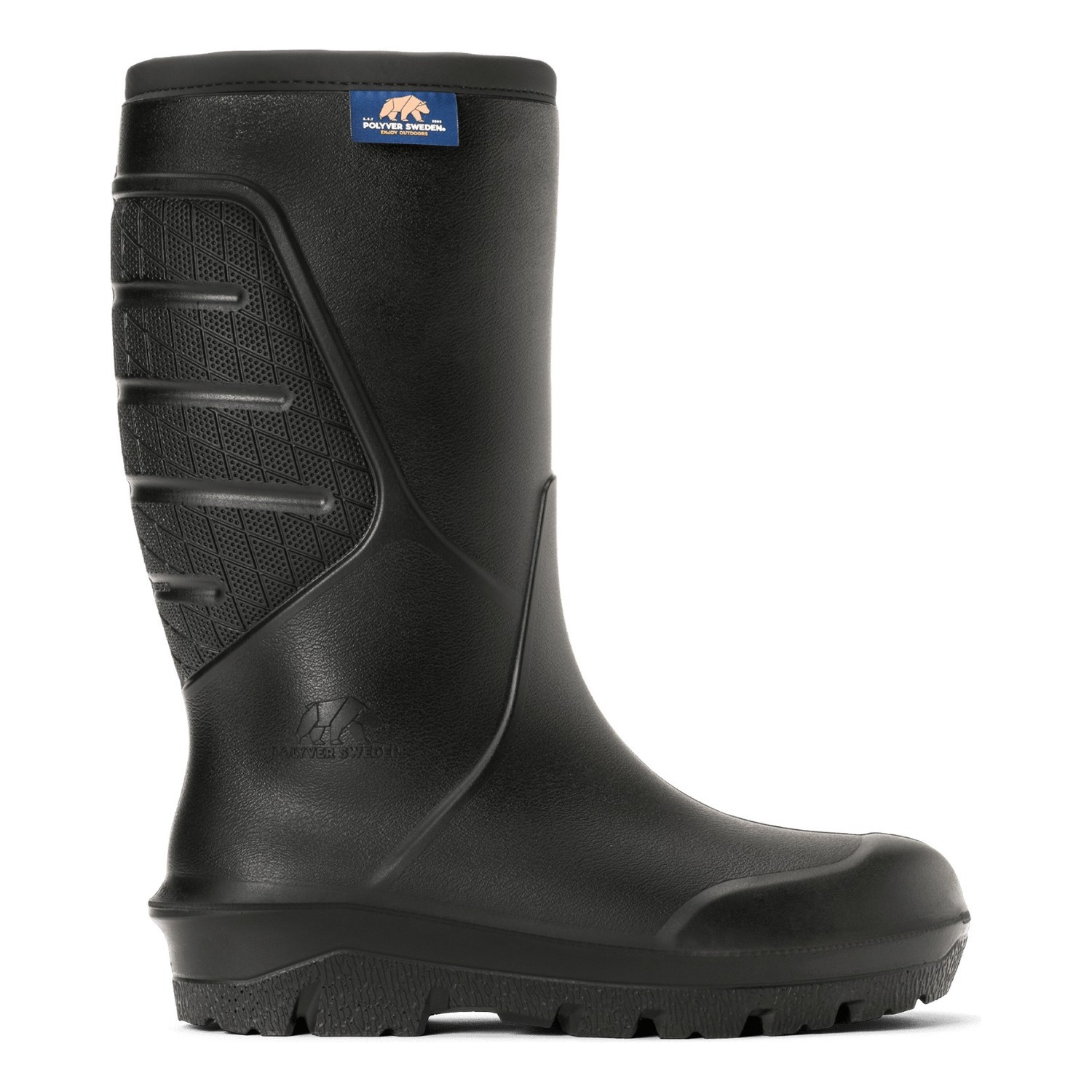 Polyver Winter High Boot Black in de groep Kleding & Schoenen / Schoenen / Rubber laarzen / Winterlaarzen bij Sportfiskeprylar.se (POL8738r)