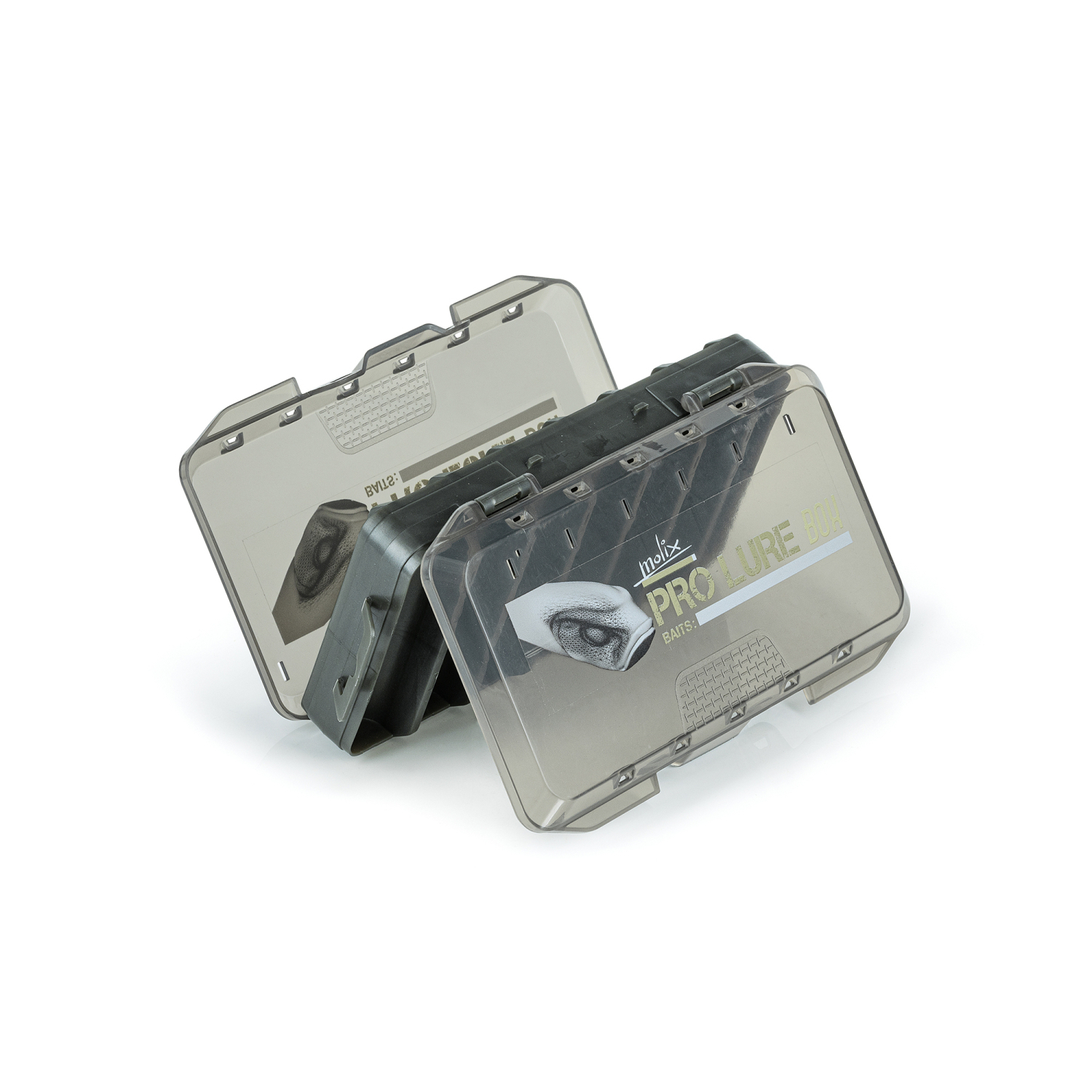 Molix Pro Lure Box Small - 17,6x18,5x3,7cm in de groep Opslag / Tackleboxen / Kunstaas dozen bij Sportfiskeprylar.se (PROLB-S)