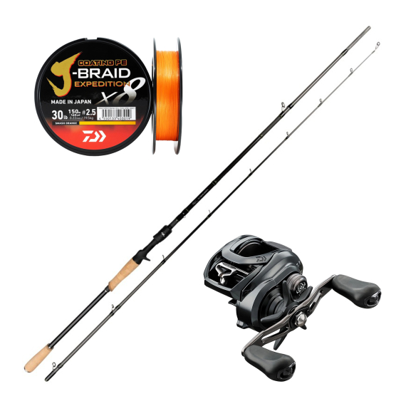 Daiwa Prorex XR Bait & Tatula Monster Combo 8\'6\'\' 220g in de groep Combo\'s / Werpcombinaties / Baitcaster Set Snoek bij Sportfiskeprylar.se (PROREXXRMONSTERCOMBO)
