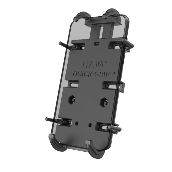 RAM Quick Grip Phone Holder For Larger Devices W/ Diamond Base in de groep Marine Elektronica & Boot / Bootaccessoires / Steuenen / Andere bevestigingen en beugels bij Sportfiskeprylar.se (RAM-HOL-PD4-238A)