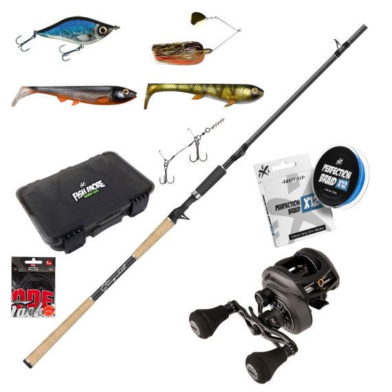 Eastfield Slingshot Starting Kit 7\'9\'\' 40-110g in de groep Combo\'s / Werpcombinaties / Baitcaster Set Snoek bij Sportfiskeprylar.se (READYTOFISHSLINGSHOT)