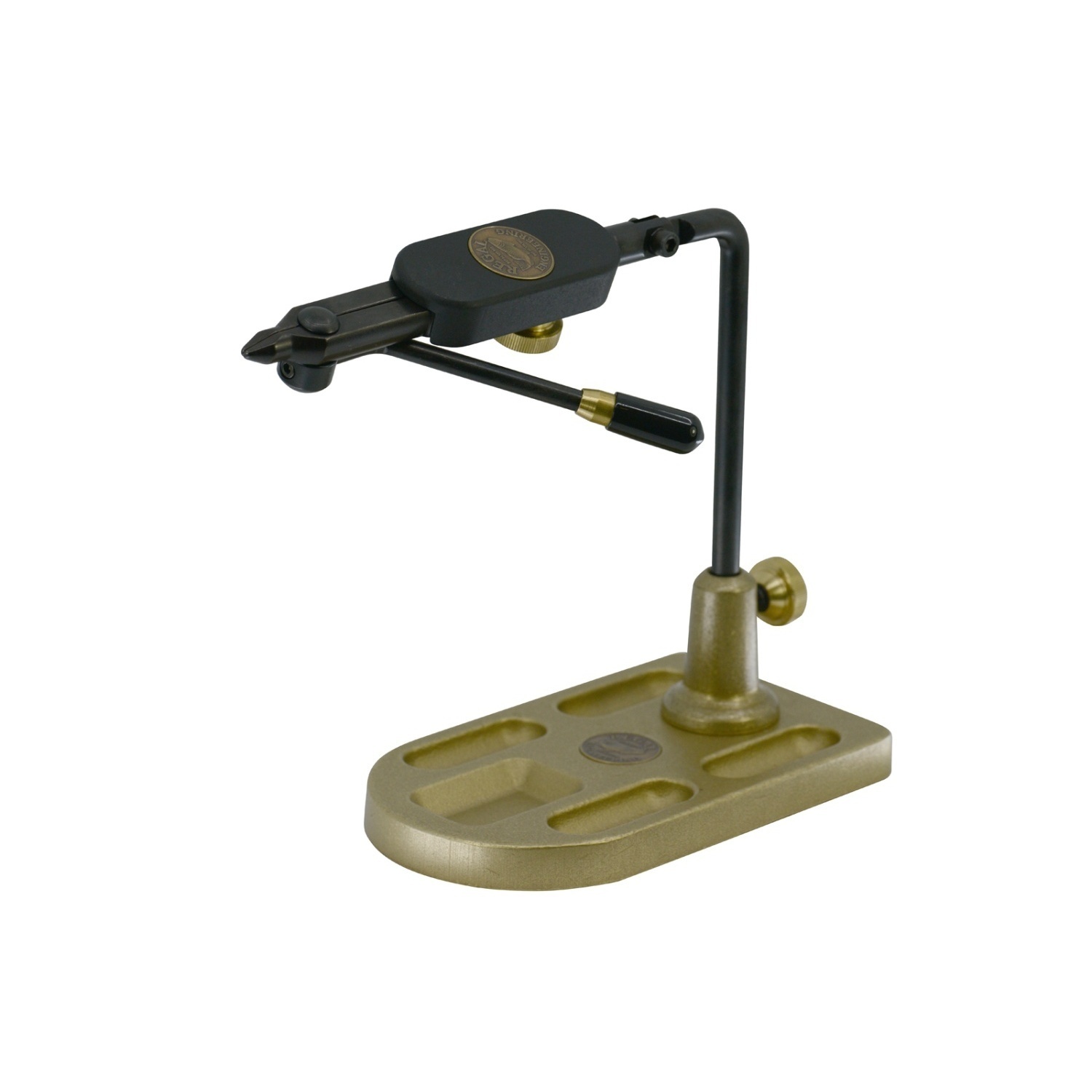 Regal Medallion Series Vise - Midge Jaws/Bronze Pocket Base in de groep Haken & Terminal Tackle / Vliegvis bindmateriaal / Vliegbindende ondeugden bij Sportfiskeprylar.se (REG-RPBM-8P)
