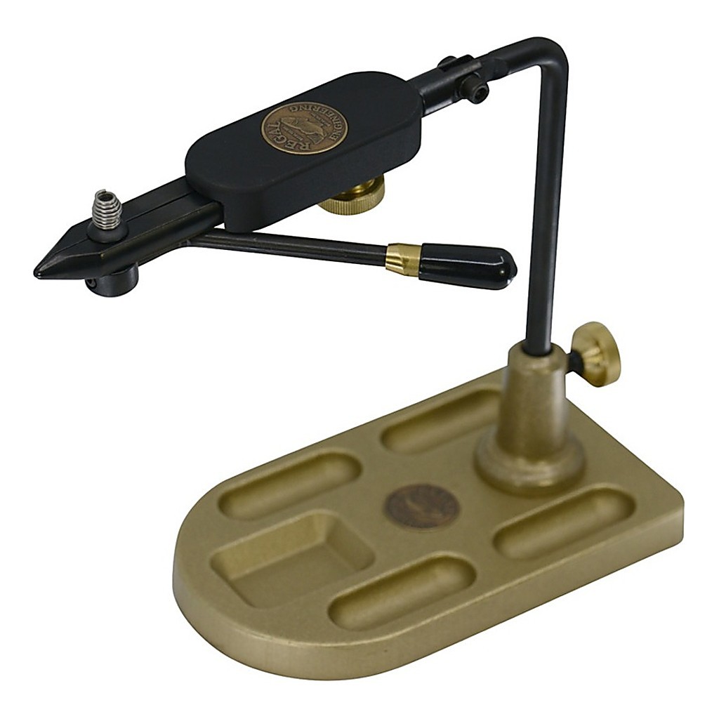 Regal Medallion Series Vise - Regular Jaws/Bronze Pocket Base in de groep Haken & Terminal Tackle / Vliegvis bindmateriaal / Vliegbindende ondeugden bij Sportfiskeprylar.se (REG-RPBR-10P)