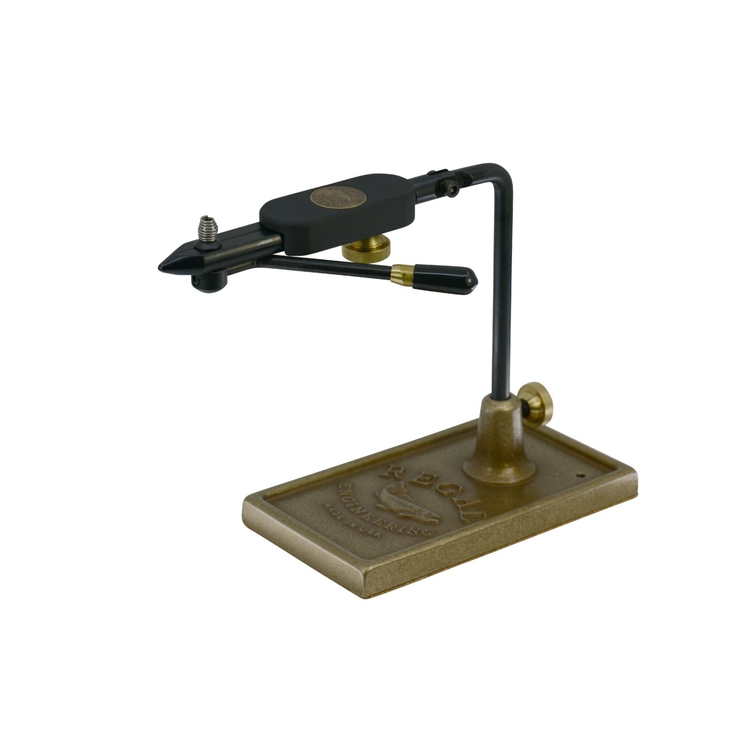 Regal Medallion Series Vise - Regular Jaws/Bronze Traditional Base in de groep Haken & Terminal Tackle / Vliegvis bindmateriaal / Vliegbindende ondeugden bij Sportfiskeprylar.se (REG-RPBR-10T)