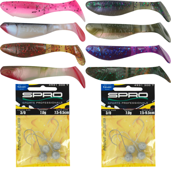 Relax Kopyto Perch Set in de groep Vismethoden bij Sportfiskeprylar.se (RELAXJIGGSET)