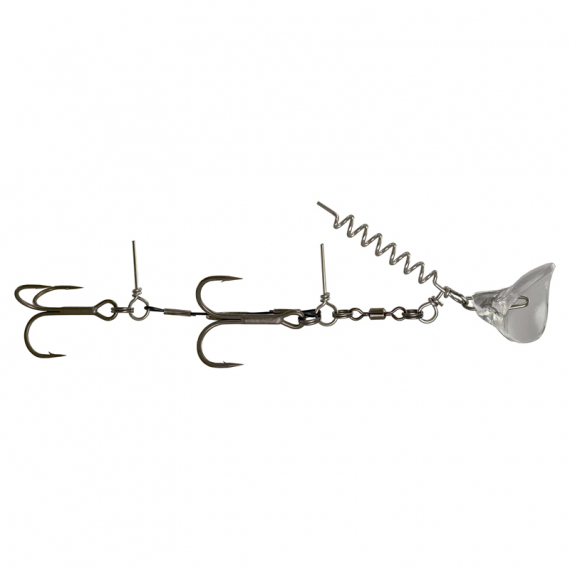 Headbanger RockerHead Stinger Shallow Transparent in de groep Haken & Terminal Tackle / Stingers & Stinger-accessoires / Stingers bij Sportfiskeprylar.se (RH-SS-01-08r)