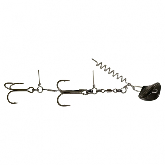 Headbanger RockerHead Stinger 1/0, 12g - Black in de groep Haken & Terminal Tackle / Stingers & Stinger-accessoires / Stingers bij Sportfiskeprylar.se (RH-ST-01-13)